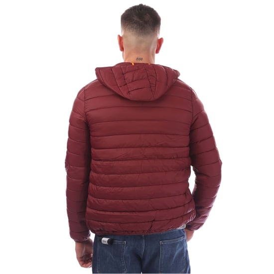 Aquascutum London Logo Bordeaux Rot Active Hoodie Jacke - Image 3
