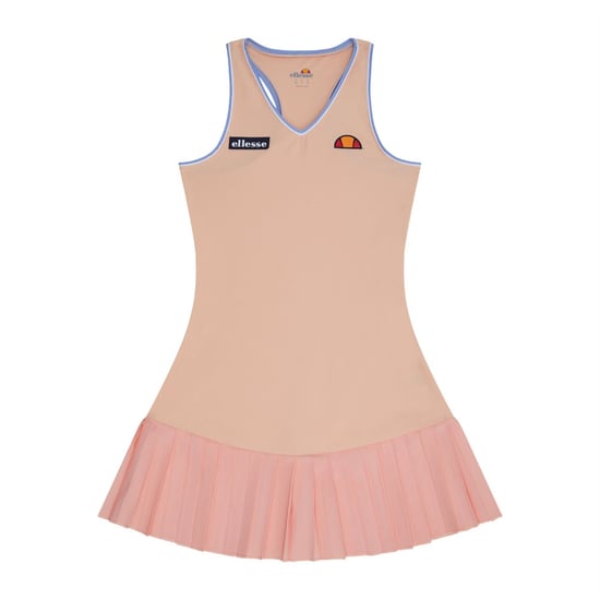 Damen Ellesse Guin V-Ausschnitt Ärmelloses Mini-Kleid in Hellorange - Image 1