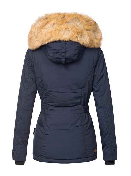 Navahoo Damen Winterjacke Laura – Warm, Stylisch & Mit Abnehmbarem Kunstfellkragen - Image 3