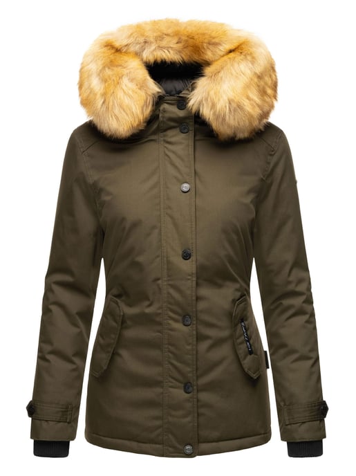 Navahoo Damen Winterjacke Laura – Warm, Stylisch & Mit Abnehmbarem Kunstfellkragen - Image 2