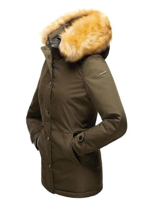 Navahoo Damen Winterjacke Laura – Warm, Stylisch & Mit Abnehmbarem Kunstfellkragen - Image 5