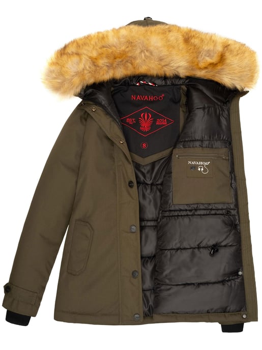 Navahoo Damen Winterjacke Laura – Warm, Stylisch & Mit Abnehmbarem Kunstfellkragen - Image 6
