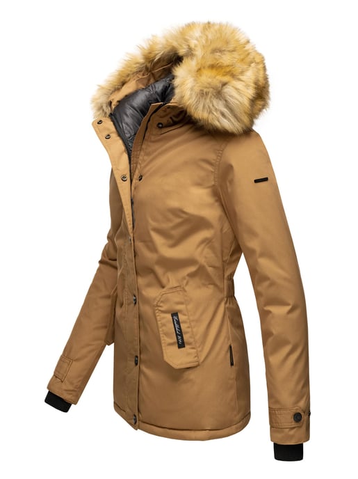 Navahoo Damen Winterjacke Laura – Warm, Stylisch & Mit Abnehmbarem Kunstfellkragen - Image 3
