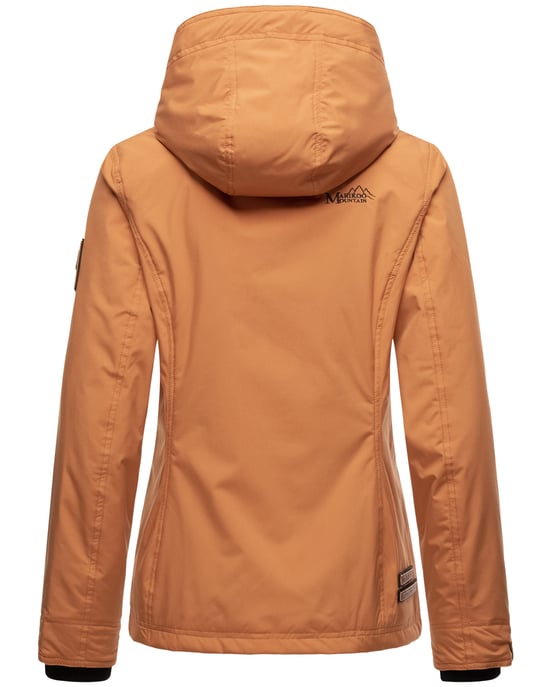 Marikoo Damen Übergangsjacke leichte wind- und wasserabweisende Jacke mit Kapuze Rusty Cinnamon - Image 5