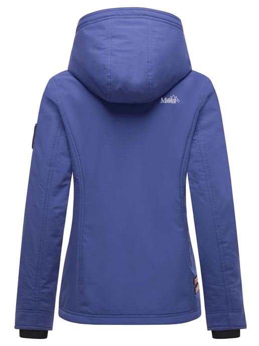 Marikoo Damen Übergangsjacke leichte wind- und wasserabweisende Jacke mit Kapuze Blue Violet - Image 4