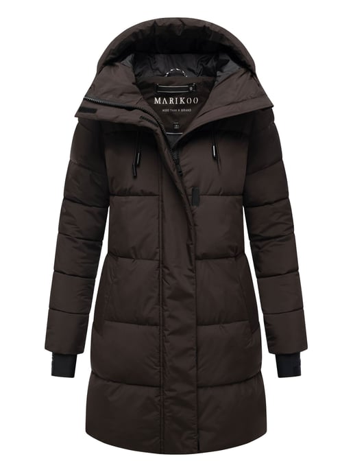 Marikoo Damen Winter-Steppjacke mit Kapuze & Fleecefutter – Kaituu - Image 1