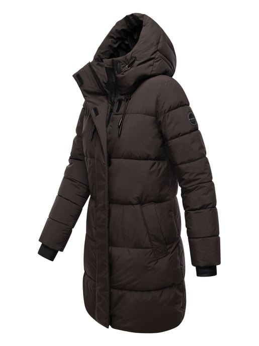 Marikoo Damen Winter-Steppjacke mit Kapuze & Fleecefutter – Kaituu - Image 3