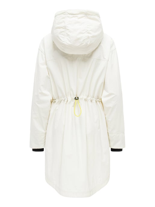 Marikoo Damen Mantel Übergangsjacke Trüffelbonbon mit Kapuze - Image 3