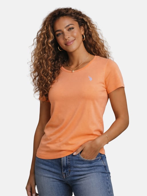 U.S. Polo Assn. Damen T-Shirt aus Baumwoll-Stretch - Image 4