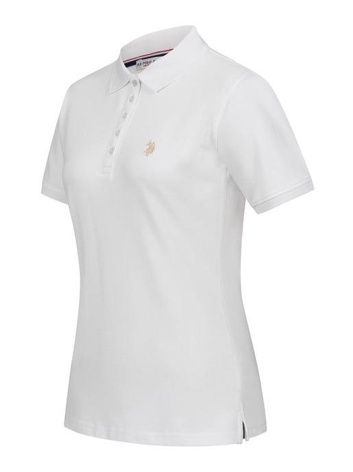 U.S. POLO ASSN. Damen Poloshirt kurzarm aus Baumwoll-Elasthan - Image 2