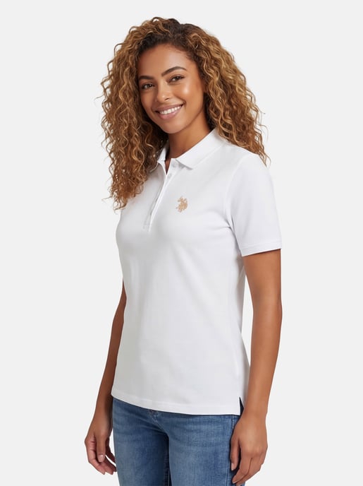 U.S. POLO ASSN. Damen Poloshirt kurzarm aus Baumwoll-Elasthan - Image 6