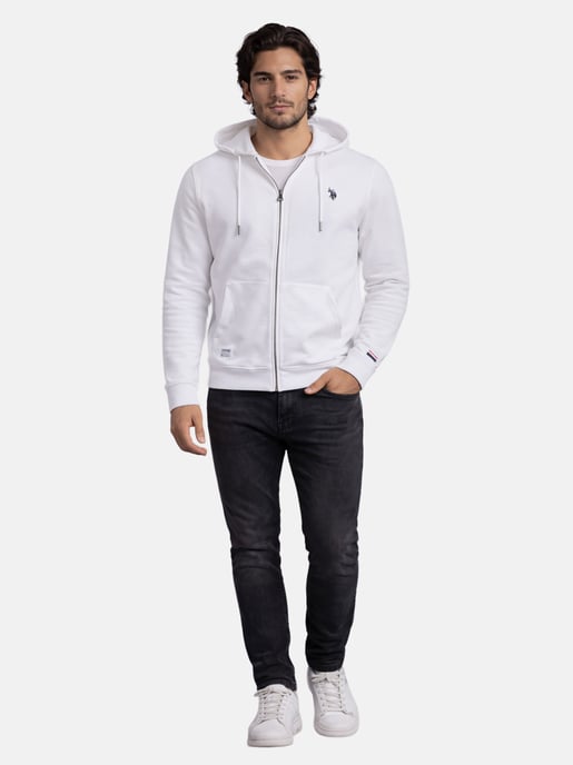 U.S. Polo Assn. Herren Sweatjacke mit Kapuze aus 100 % Baumwolle - Image 4