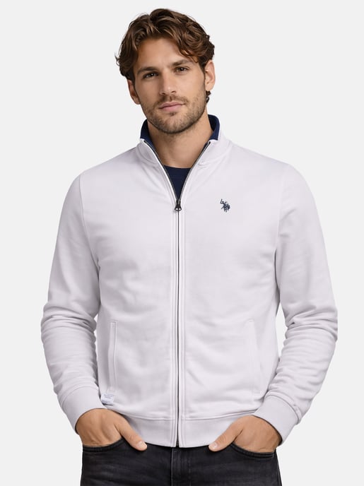 U.S. Polo Assn. Herren Sweatjacke mit Stehkragen aus 100 % Baumwolle - Image 5