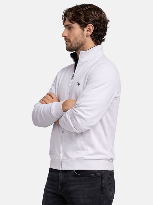 U.S. Polo Assn. Herren Sweatjacke mit Stehkragen aus 100 % Baumwolle - Image 6