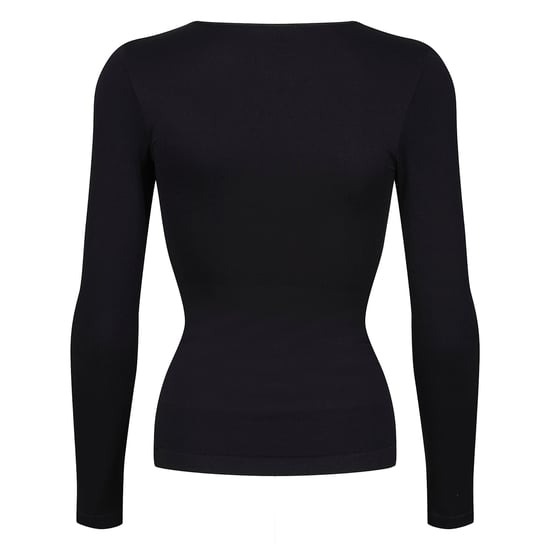 Damen Essentials Cross Over T-Shirt mit formender Passform aus recyceltem Stretchmaterial - Image 2