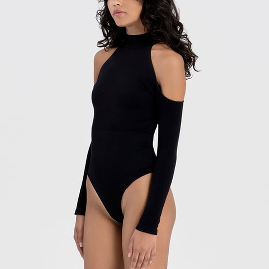 Damen Essentials Cold Shoulder Bodysuit mit formendem, recyceltem Stretch-Fit - Image 4