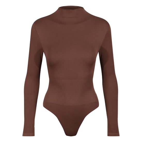 Damen Essentials Rollkragen-Bodysuit mit formender passgenauer recycelter Stretch-Qualität - Image 1