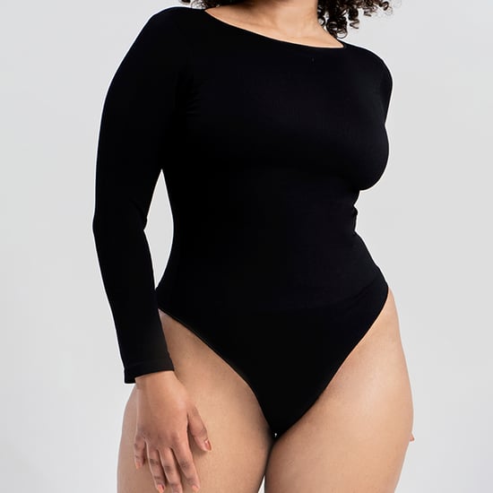 Damen Essentials Langarm-Bodysuit formend aus recyceltem Stretchmaterial - Image 5