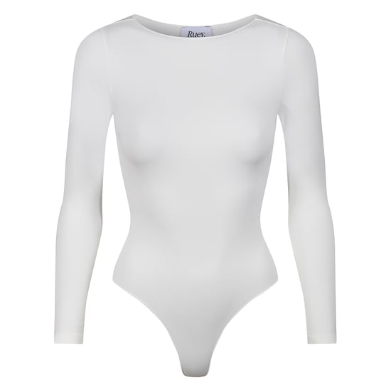 Damen Essentials Langarm-Bodysuit formende recycelte Stretch-Passform - Image 1