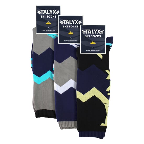 3er Pack Herren Skisocken Gepolstert Thermisch Feuchtigkeitsableitend Wintersport-Socken - Image 2