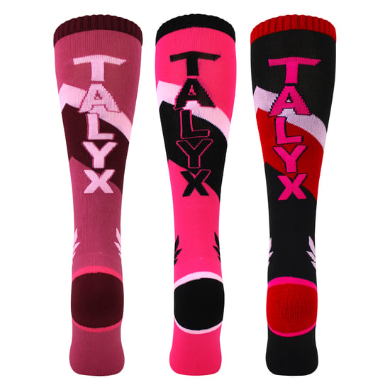 3er Pack Mädchen Ski Socken mit Polsterung, Thermo, Feuchtigkeitsableitend, Wintersport Socken - Image 3