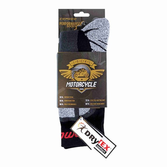 1 Pack Herren Dicke Motorrad Feuchtigkeitsableitende Dri-Tech Socken - Image 2
