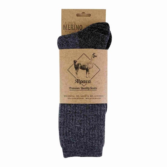 1 Pack Herren Alpaka Merino-Woll schwere Wandersocken - Image 2