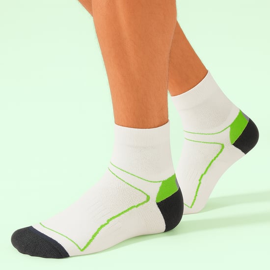 1 Pack Hochsichtbare Neon Knöchelsocken für Radfahren - Image 3