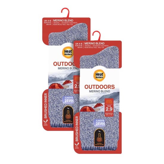 Damen 2er Pack Merinowoll-Thermosocken - Image 2