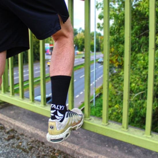 TALYX 6er-Pack Herren-Bambussportsocken mit verstärkter Ferse und Zehen, atmungsaktiv - Schwarz - Image 5