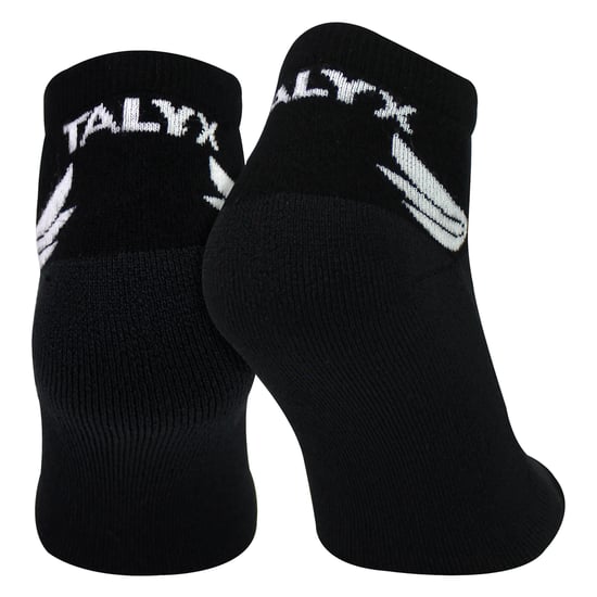 TALYX 6er-Pack Herren Knöchelsocken aus Bambus mit verstärkter Ferse und Zehenpartie, weich und atmungsaktiv - Schwarz - Image 3
