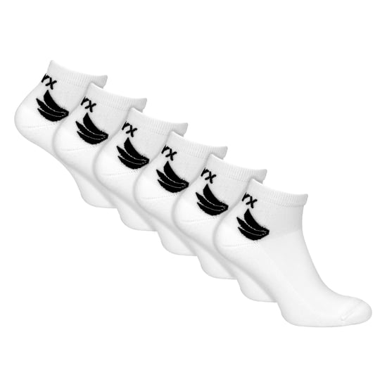 TALYX 6er-Pack Bambus-Knöchelsocken mit verstärkter Ferse und Zehenpartie - Weiß - Image 1