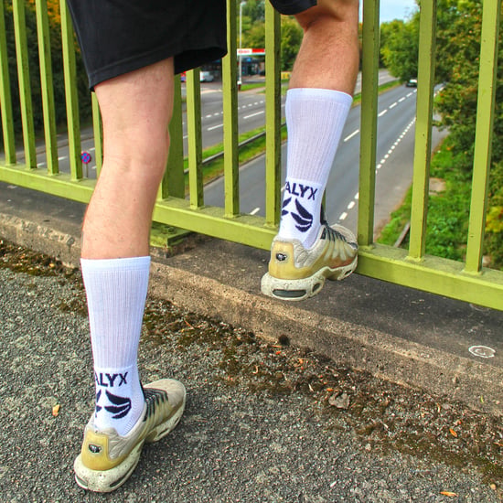 3er-Pack Herren Bambus Crew Grip Socken | Verstärkte Ferse & Zehen, weiche, rutschfeste Socken - Image 5