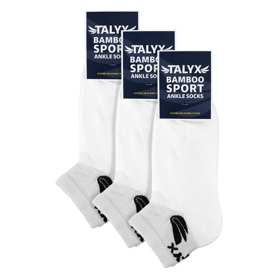 3er-Pack Herren Bambus Knöchelsocken | Verstärkter Fersen- und Zehenbereich, weiche atmungsaktive Socken - Image 2