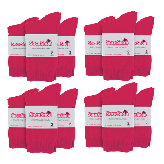 24 Paar Damen Einfarbige Baumwollreiche Kniestrümpfe - Image 5