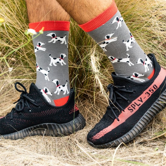 1 Pack Herren Socken mit Dog-Muster aus Bambus - Image 3
