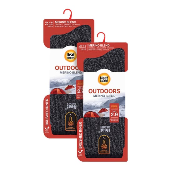 Damen 2er Pack Merinowoll-Thermosocken - Image 2