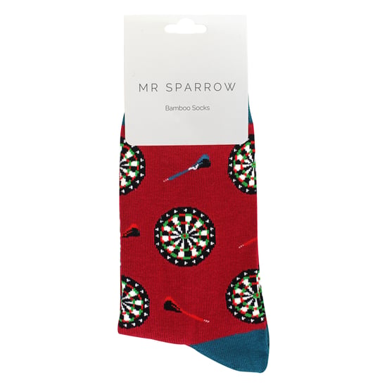 Herren Novelty Darts Dartboard Socken Weiche Komfortable Bambussocken - Image 2
