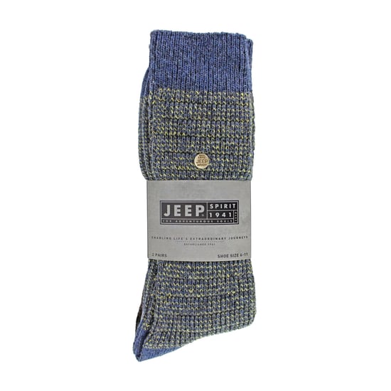 2er-Pack Herren Freizeit-Rippstrick Baumwollsocken | Mittelschwere Karostützstrümpfe - Image 2