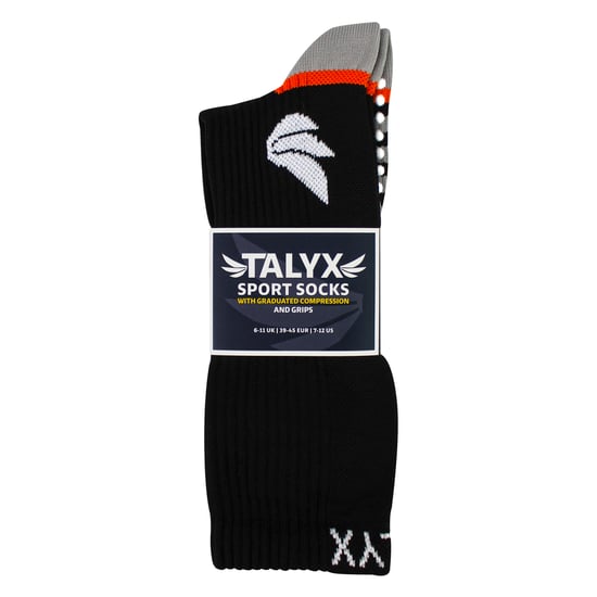 Herren Kompressionssportstrümpfe mit Grip | Verstärkte Ferse & Zehen rutschfeste Socken - Image 2