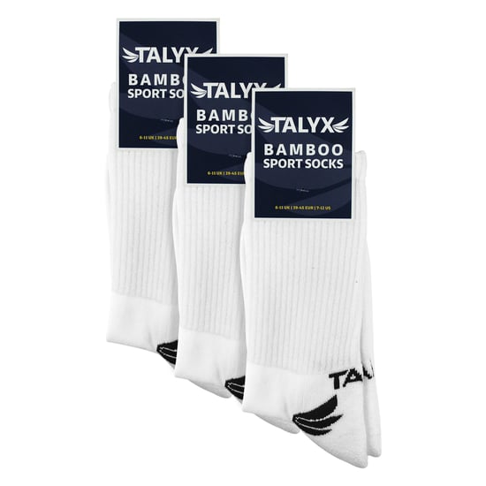 3er Pack Herren Bambus Sportsocken | Verstärkte Ferse & Zehen Atmungsaktive Socken - Image 2