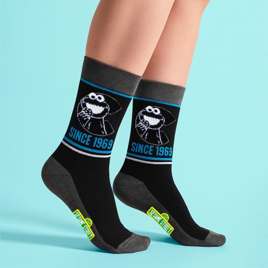 4 Paar Herren Baumwolle Spaß-Socken - Cookie Monster Muster Bequeme Socken - Image 5