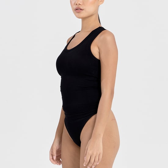 Damen Essentials Scoop Neck Tank Sculpting Recycelter Stretch Fit - Image 4