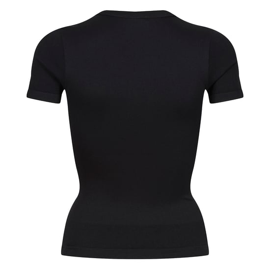 Damen Essentials Basic T-Shirt Formend Recycelter Stretch Alltagsschnitt - Image 2