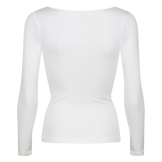Damen Essentials Langarmtop formend aus recyceltem Stretch-Material im Alltagsfit - Image 2