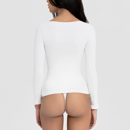Damen Essentials Langarmtop formend aus recyceltem Stretch-Material im Alltagsfit - Image 5