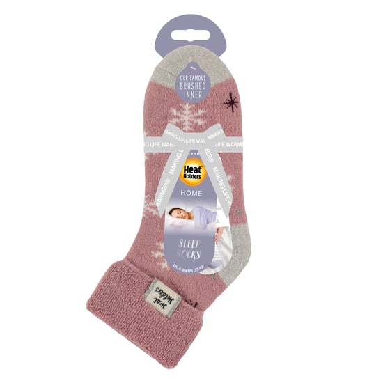 Heat Holders Gemütliche Umklappbündchen-Loungesocken, warme Wintersocken für Damen - Rosa - Image 2