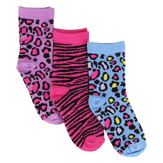 6er-Pack Mädchen Tiermuster Baumwollsocken | Bunte Camouflage-Muster-Socken - Image 4