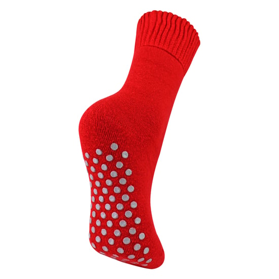 Damen Extra Breit Winterbett-Socken mit Grip | Rutschfeste Thermo-Schlafsocken - Image 3