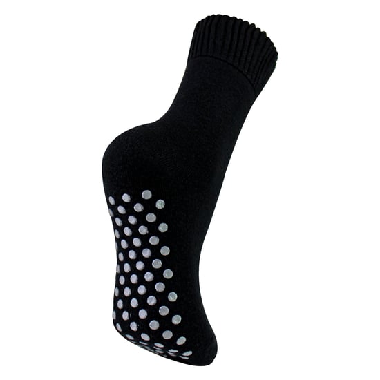 Damen Extra Breite Winterbett-Socken mit Grip | Rutschfeste Thermo-Schlafsocken - Image 3